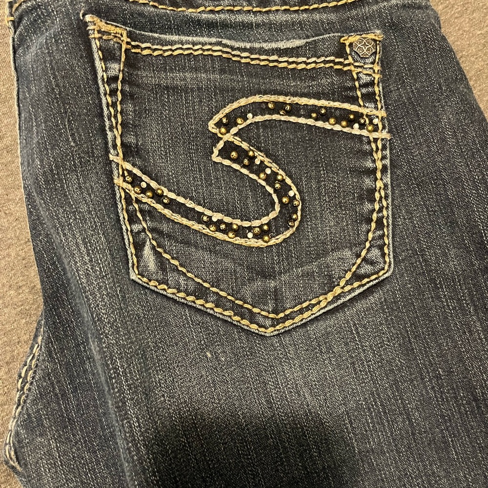 boot cut 90’s rhinestone jeans